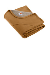 Carhartt® Firm Duck Sherpa-Lined Blanket - Carhartt Brown - OSFA